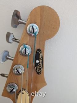 Aria Pro II Diamond Series Bass 1969-72 Vintage Matsumoko Japan Arctic White