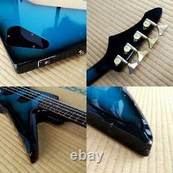 Aria Pro II ZZB Deluxe Blue Black Sunburst Used Electric Bass Guitar from JAPAN