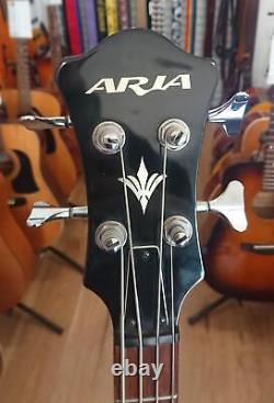 Aria TAB 66 4 String Bass Guitar Second Hand semi-acoustic