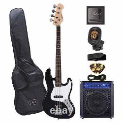 Artist AJB Black Electric Bass Guitar with Accessories & BA30 Amp