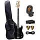 Artist Apb Black Bass Guitar With Accessories