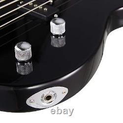 Artist APB Black Bass Guitar with Accessories