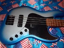Awesome Squier Contemporary Active Jazz Bass Sky Blue Metallic, Fully Set Up