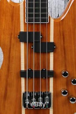 BC Rich Heritage Classic Mockingbird Bass Koa 4 String Electric Bass Guitar