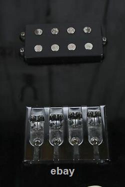 BC Rich Warlock Electric Bass Guitar Body w Humbucker Pickup and Backplate Black