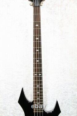 B. C. Rich warlock bass Black