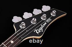 B-STOCK Kingdom Empire Black Electric Bass Guitar (Minor Cosmetics) RRP £550