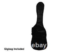 B-STOCK Kingdom Empire Black Electric Bass Guitar (Minor Cosmetics) RRP £550