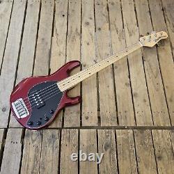 Bass Guitar 5 String Ernie Ball Musicman Stringray 5 Red withBag USED RKERN270323