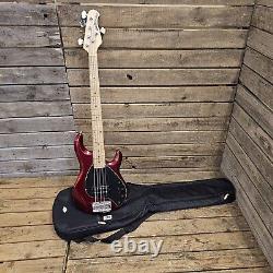 Bass Guitar 5 String Ernie Ball Musicman Stringray 5 Red withBag USED RKERN270323