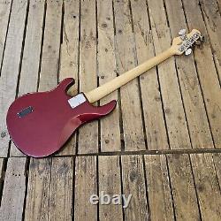 Bass Guitar 5 String Ernie Ball Musicman Stringray 5 Red withBag USED RKERN270323