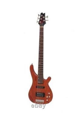 Bass Guitar 5 String Shine Electric Bass Solid Mahogany Active Electronics Z-57