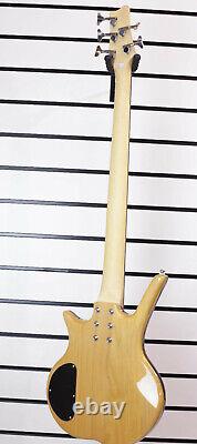 Bass Guitar Electric 5 String Shine SB205NA Walnut Top Maple Body Active Y-30