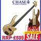 Bass Guitar Electric Active Tanglewood Canyon Ii 2 Long Scale Thru Neck Maple