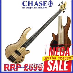 Bass Guitar Electric Active Tanglewood Canyon II 2 Long Scale Thru Neck Maple