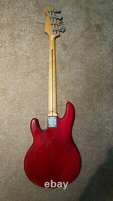 Bass Guitar Red, Westfield, 4 string bass, rarely played