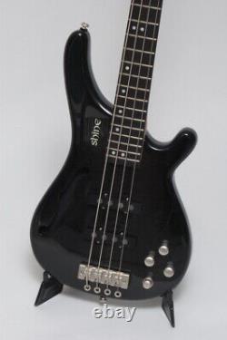 Bass Guitar Shine Electric Bass 4 String F Hole Cut Out Active Electronics Z-56
