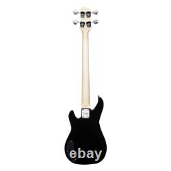 Bass Guitar Stagg Silveray P Series, Black SVY P-FUNK BLK Sale