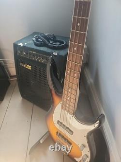 Bass Guitar, With Amp
