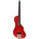 Batking Travel Bass Guitar Headless Electric Bass 4 Strings In Red