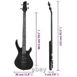 Beginner's Four-String Electric Bass Guitar with Accessories and Oxford G1I4