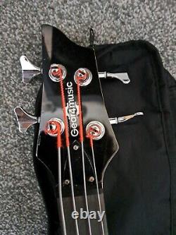 Beginner's Gear4music Chicago Bass Guitar Used but Looks And Sounds Brand New