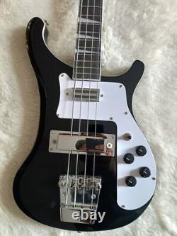 Black 4-string Bass Electric Guitar Red Xylophone Body Chrome Hardware 6-strings