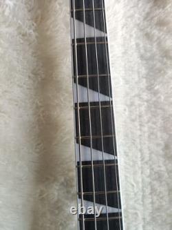 Black 4-string Bass Electric Guitar Red Xylophone Body Chrome Hardware 6-strings