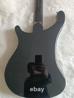 Black 4-string Bass Electric Guitar Red Xylophone Body Chrome Hardware 6-strings