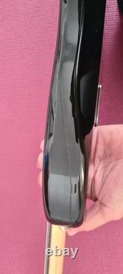 Black and White Fender Fretless Jazz Bass Made In Mexico With Fender Gig Bag