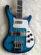 Blue 4-string Bass Guitar Rosewood Fingerboard And Chrome Hardware, 22 Frets