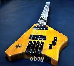 Bootlegger Guitar Ace Headless Bass With OHSC Custom Case