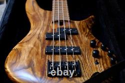 Bundle Ibanez SR650E Bass with Jatoba Fretboard Antique Brown Stained