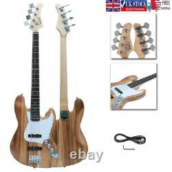 Burlywood 4 String Electric GJazz Bass Guitar with Bag Pick Wire Wrench Tool UK