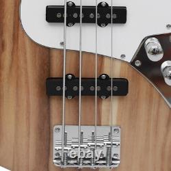 Burlywood 4 String Electric GJazz Bass Guitar with Bag Pick Wire Wrench Tool UK