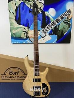 CORT ACTION DLX AS 4 String Bass Guitar in Open Pore Natural