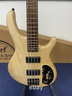 CORT ACTION DLX AS 4 String Bass Guitar in Open Pore Natural