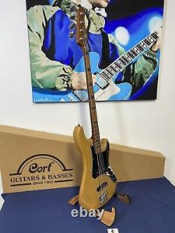 CORT GB64JJ NAT 4 String Bass Guitar Roasted Maple Neck