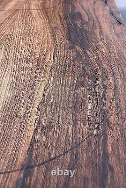 CURLY BURLY ENGLISH WALNUT electric / bass guitar bookmatched CARVED TOP AA-AAA+