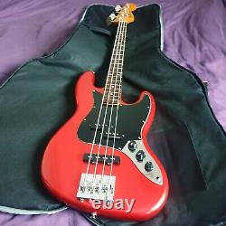 Candy Apple Red Fender Modern Player Short Scale Jazz Bass P/J pickups Modded