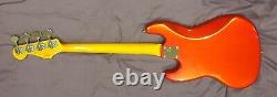 Candy Apple Red Fender Modern Player Short Scale Jazz Bass P/J pickups Modded