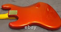 Candy Apple Red Fender Modern Player Short Scale Jazz Bass P/J pickups Modded