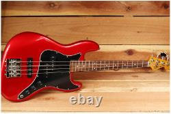 Candy Apple Red Fender Modern Player Short Scale Jazz Bass P/J pickups Modded