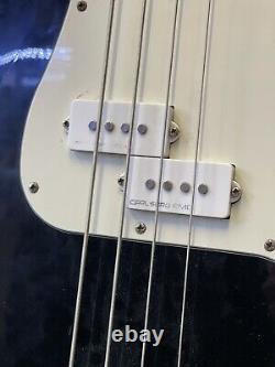 Carlsbro Electric Bass Guitar in Black EMG Pickups Beginner Bass