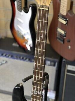 Carlsbro Electric Bass Guitar in Black EMG Pickups Beginner Bass