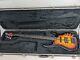Carvin Lb70 Classic Sunburst On Quilted Maple 4 String Fretless Bass Guitar Usa