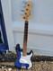 Cheetah 4 String Bass Guitar. Midnight Blue, Split Coil Pickups. Great Beginners