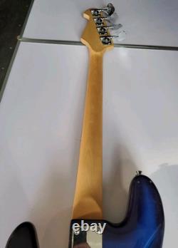 Cheetah 4 String Bass Guitar. Midnight Blue, Split Coil Pickups. Great Beginners