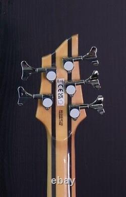 Chicago 5 String Neck Thru Bass Guitar, by Gear4music-NEW-RRP £229