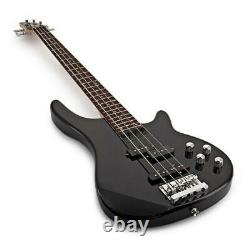 Chicago Bass Guitar + 15W Amp Pack Black